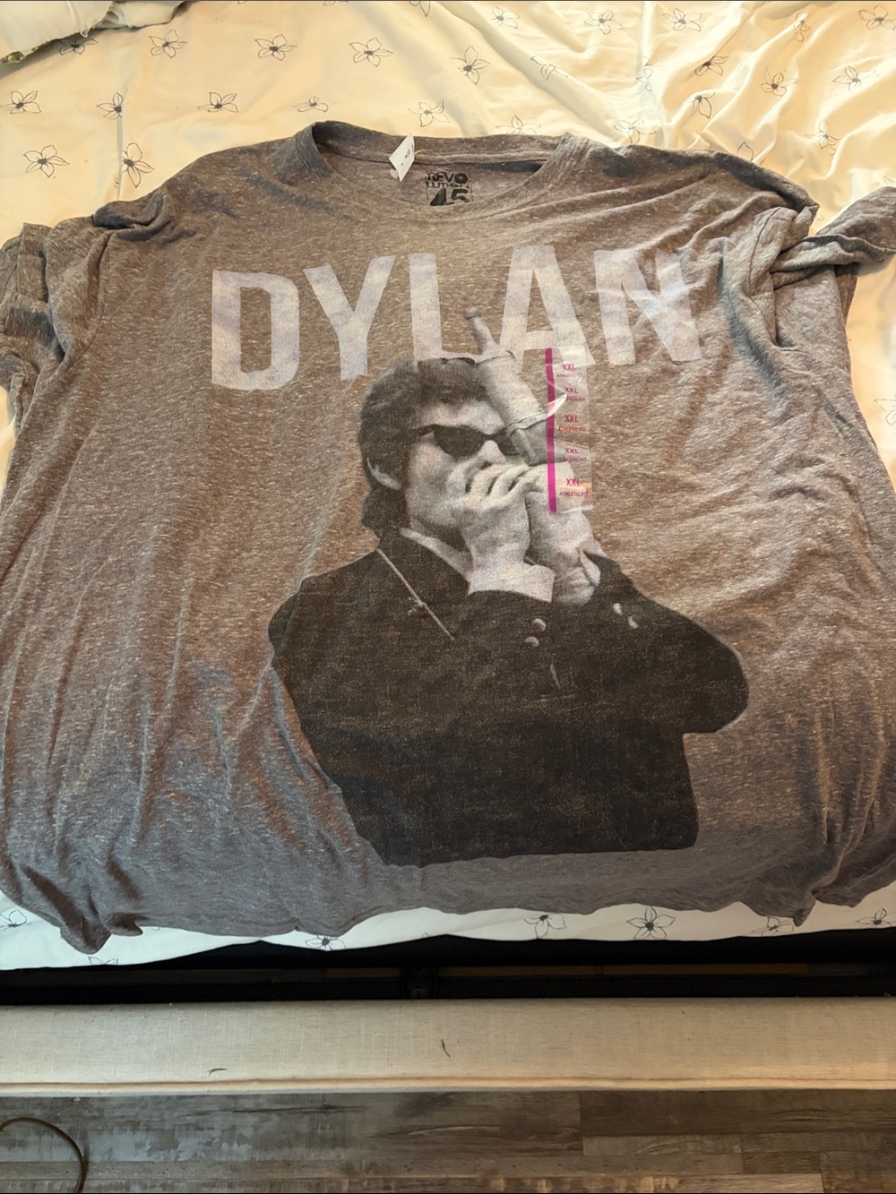 Men's‎ Graphic Dylan Crew Neck T-Shirt - Gray